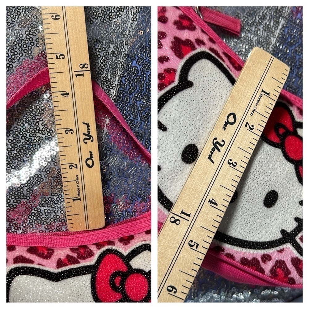 Hello Kitty Sanrio 2014 pink leopard print mini bag purse FAB Starpoint - Picture 9 of 16